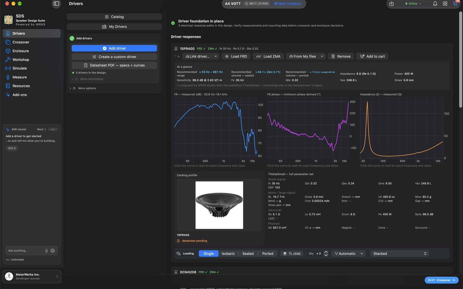 SDS Drivers workspace